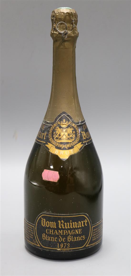 A bottle of Dom Rumart blanc de blancs 1973